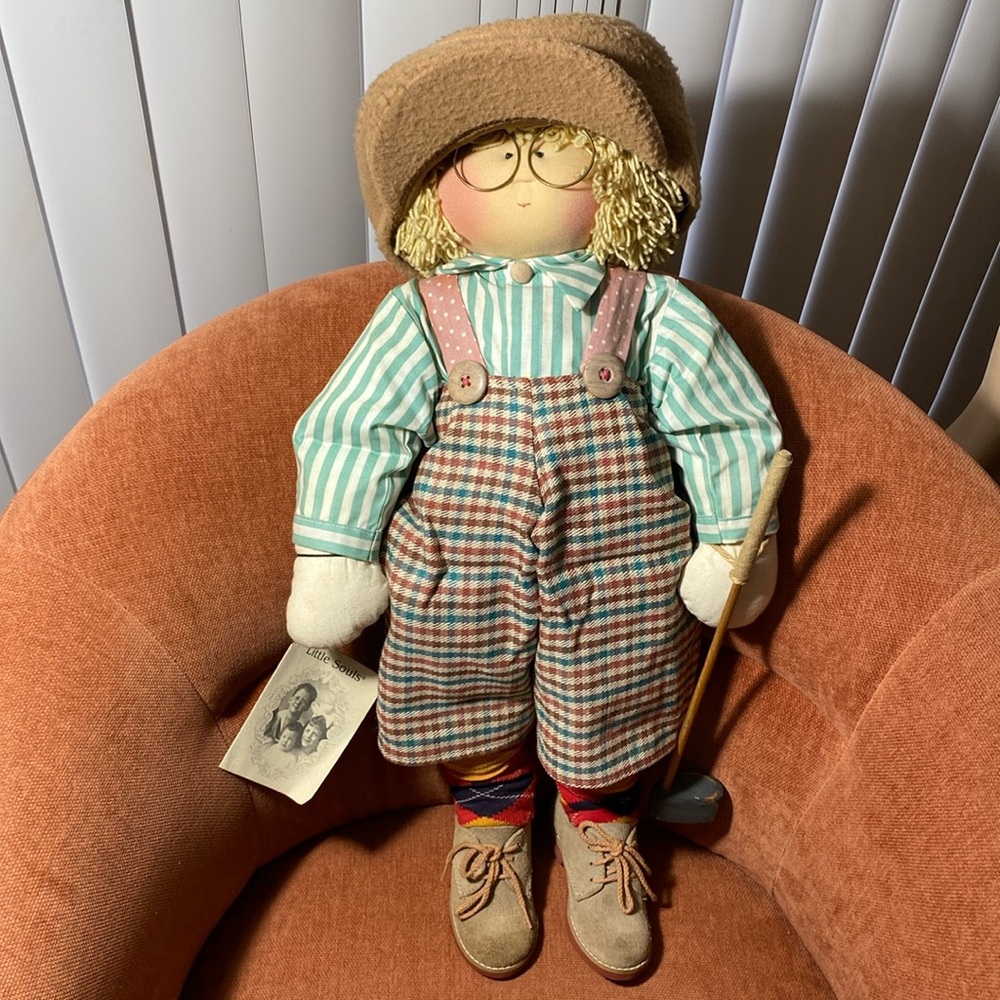 Little Souls Doll Golfer Arnie 1995 vintage collectible toy gift